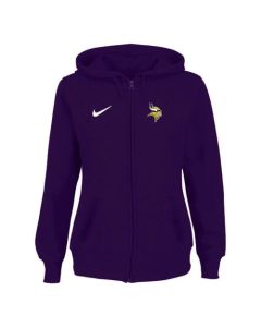 Women's Minnesota Vikings Stadium Rally Full Zip Hoodie Purple