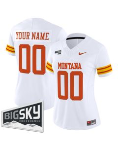 Women's Montana Grizzlies White 1995 Throwback Vapor F.U.S.E. Limited Custom Jersey