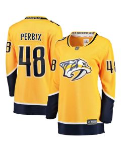 Women's Nashville Predators #48 Nick Perbix Gold Home Jersey