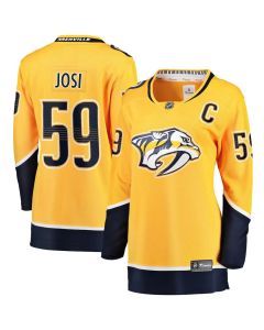 Women's Nashville Predators #59 Roman Josi Gold Home Player Jersey