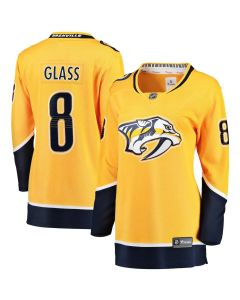 Women's Nashville Predators #8 Cody Glass Gold Home Player Jersey