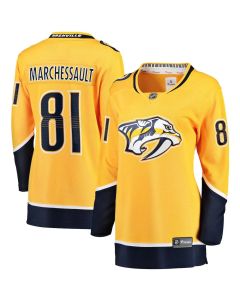 Women's Nashville Predators #81 Jonathan Marchessault Gold Jersey