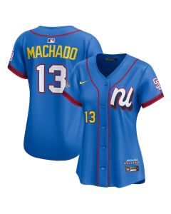 Women's National League #13 Manny Machado Blue 2025 All-Star Edition Limited Player Jersey (Blue)
