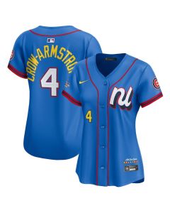 Women's National League #4 Pete Crow-Armstrong Blue 2025 All-Star Edition Limited Player Jersey (Blue)