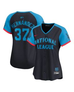 Women's National League Teoscar Hernandez Navy 2024 MLB All-Star Game Limited Player Jersey