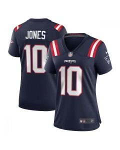 Women's New England Patriots #10 Mac Jones Navy Vapor Untouchable Limited Stitched Jersey