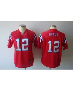 Women's New England Patriots #12 Tom Brady Red Limited Stitched NFL Jersey