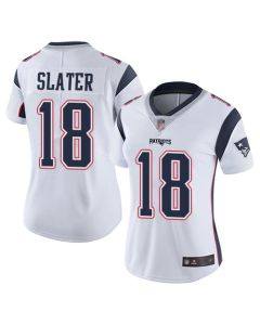 Women's New England Patriots #18 Matthew Slater White Vapor Untouchable Limited Stitched NFL Jersey(Run Small)