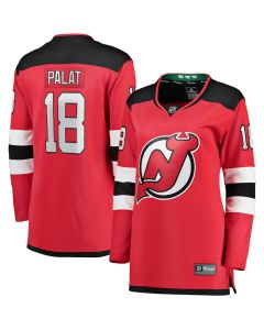 Women's New Jersey Devils #18 Ondrej Palat Red Home Player Jersey