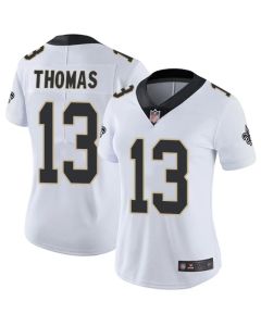 Women's New Orleans Saints #13 Michael Thomas White Vapor Untouchable Limited Stitched NFL Jersey(Runs Small)