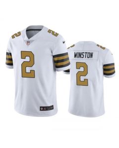Women's New Orleans Saints #2 Jameis Winston White Color Rush Limited Stitched Jersey(Run Small)
