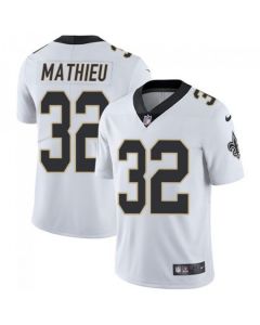 Women's New Orleans Saints #32 Tyrann Mathieu White Vapor Untouchable Limited Stitched Jersey(Run Small)