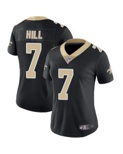 Women's New Orleans Saints #7 Taysom Hill Black Vapor Untouchable Limited Stitched Jersey(Run Small)