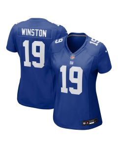 Women's New York Giants #19 Jameis Winston Nike Royal Team Game Jersey
