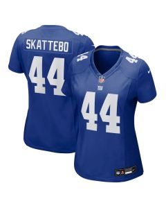 Women's New York Giants #44 Cam Skattebo Blue Game Player Jersey (Blue)