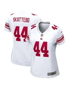 Women's New York Giants #44 Cam Skattebo White Game Player Jersey (White)