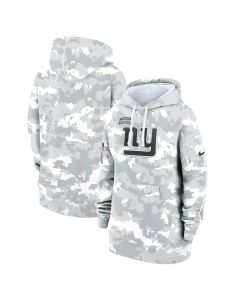 Women's New York Giants Arctic Camo 2024 Salute To Service Club Fleece Pullover Hoodie (Camo)