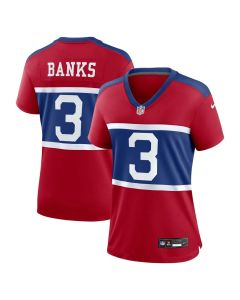Women's New York Giants Deonte Banks Century Red Alternate Player Game Jersey (Red)