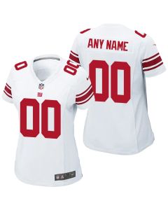 Women's New York Giants Nike White Road Game Custom Jersey (White)