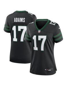 Women's New York Jets #17 Davante Adams Legacy Black Alternate Game Jersey