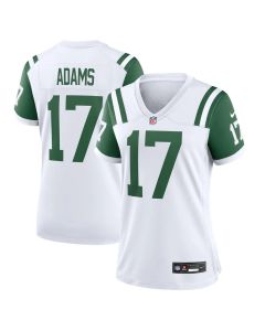 Women's New York Jets #17 Davante Adams White Classic Alternate Game Jersey (White)