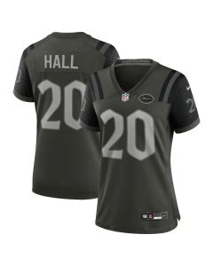 Women's New York Jets #20 Breece Hall Black Rivalries Collection Game Jersey