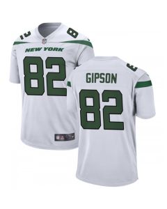 Women's New York Jets #82 Xavier Gipson White Stitched Football Jersey(Run Small)