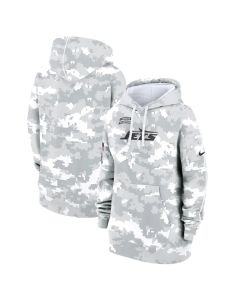 Women's New York Jets Arctic Camo 2024 Salute To Service Club Fleece Pullover Hoodie (Camo)