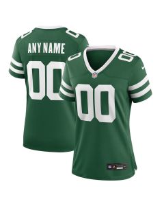 Women's New York Jets Nike Green Home Game Custom Jersey (Green)