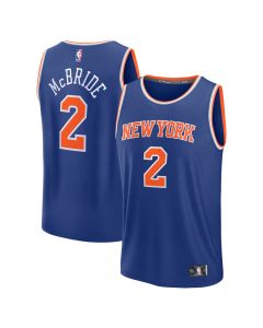 Women's New York Knicks #2 Miles McBride Blue Stitched Basketball Jersey (Blue)
