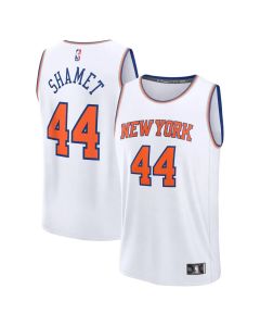 Women's New York Knicks #44 Landry Shamet White Stitched Basketball Jersey (Style 2)