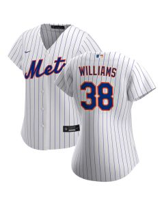 Women's New York Mets #38 Devin Williams White Home Replica Jersey