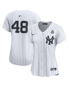 Women's New York Yankees Anthony Rizzo White 2024 World Series Limited Player Jersey