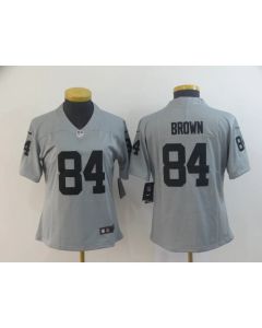 Women's Oakland Raiders #84 Antonio Brow 2019 Gary Inverted Legend Stitched NFL Jersey(Run Small)
