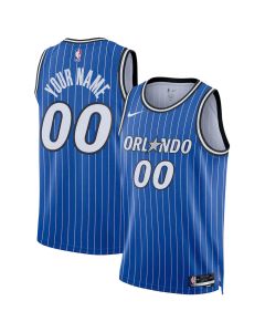 Women's Orlando Magic Nike Blue Swingman Icon Edition Custom Jersey (Blue)