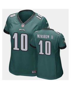 Women's Philadelphia Eagles #10 Gardner Minshew II Green Vapor Untouchable Limited Stitched Football Jersey(Run Small)