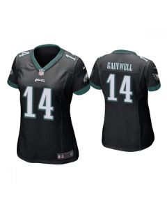 Women's Philadelphia Eagles #14 Kenneth Gainwell Black Vapor Untouchable Limited Stitched Football Jersey(Run Small)