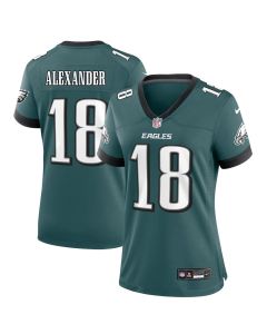 Women's Philadelphia Eagles #18 Jaire Alexander Green Game Jersey (Green)
