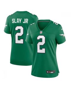 Women's Philadelphia Eagles #2 Darius Slay JR Green Stitched Football Jersey(Run Small)