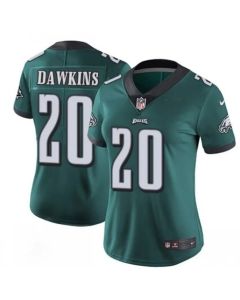 Women's Philadelphia Eagles #20 Brian Dawkins Green Vapor Untouchable Limited Stitched Football Jersey(Run Small)