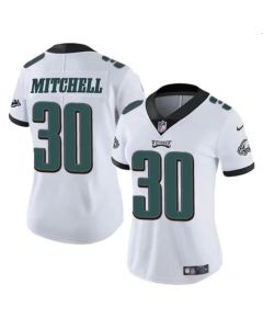 Women's Philadelphia Eagles #30 Quinyon White 2024 Draft Vapor Untouchable Limited Stitched Football Jersey(Run Small)