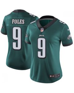 Women's Philadelphia Eagles #9 Nick Foles Green Vapor Untouchable Limited Stitched Football Jersey(Run Small)