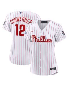 Women's Philadelphia Phillies #12 Kyle Schwarber White 2026 All-Star Game Replica Jersey (White)