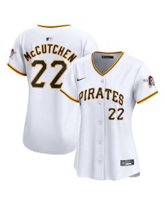 Women's Pittsburgh Pirates #22 Andrew McCutchen White Home Limited Player Jersey (White)
