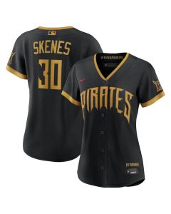 Women's Pittsburgh Pirates #30 Paul Skenes Nike Black 2026 City Connect Stadium Jersey