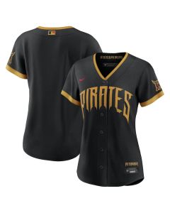 Women's Pittsburgh Pirates Nike Black 2026 City Connect Stadium Jersey