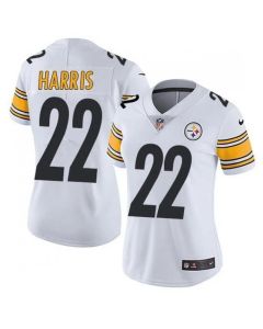Women's Pittsburgh Steelers #22 Najee Harris White Vapor Untouchable Limited Stitched NFL Jersey(Run Small)