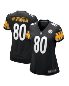 Women's Pittsburgh Steelers #80 Darnell Washington Nike Black Game Jersey