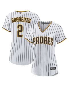 Women's San Diego Padres #2 Xander Bogaerts White Home Replica Jersey