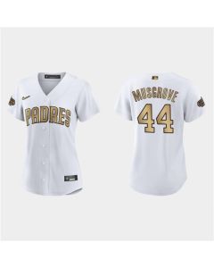 Women's San Diego Padres #44 Joe Musgrove 2022 All-Star White Stitched Baseball Jersey(Run Small)